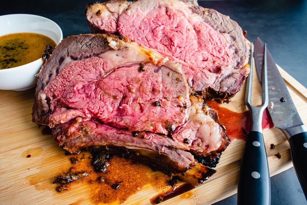 prime rib with au jus sauce