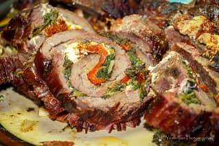 Spinach-Stuffed Flank Steak Recipe