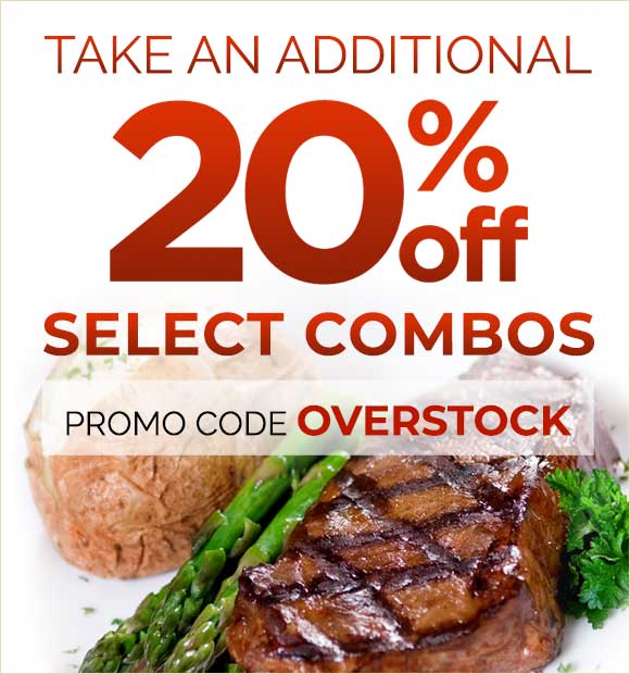 Receive 20% OFF Select Combos Use Code: OVERSTOCK