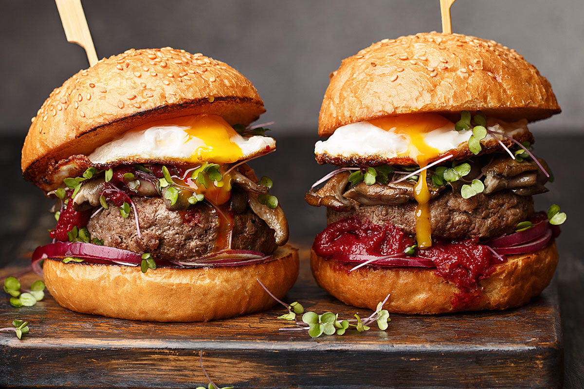 Dry Aged Steak Burgers