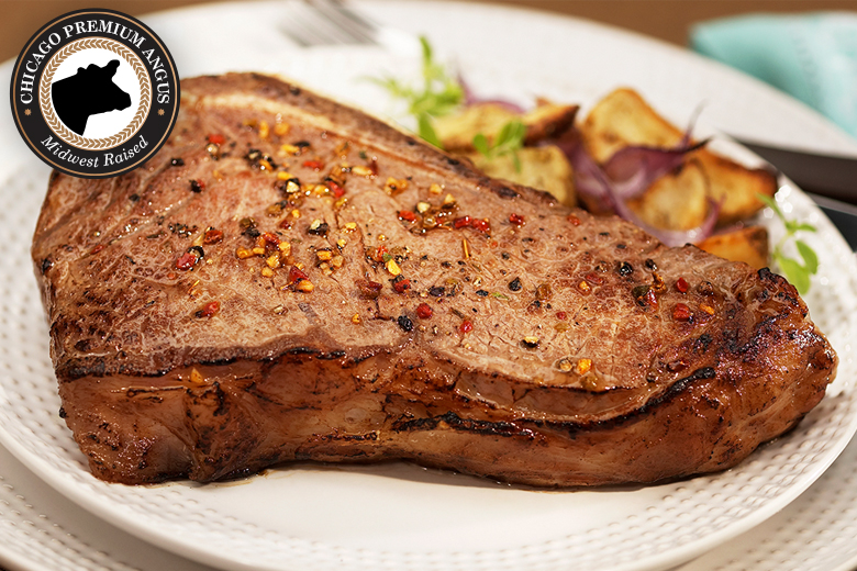 Premium Angus Beef Bone-In Strips Premium Angus Beef Bone-In Strips