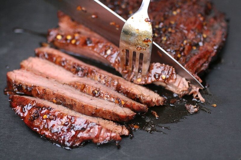 Bourbon Barbecue Glazed Steak Recipe