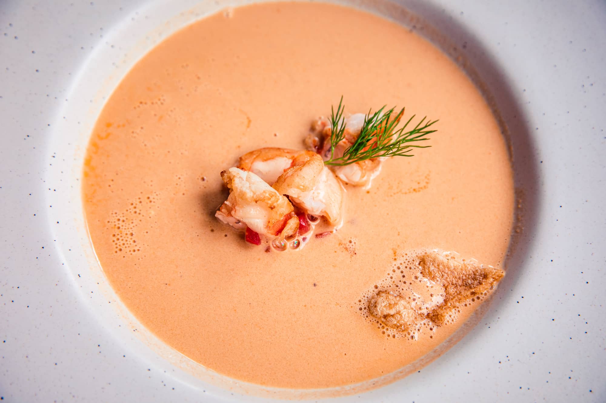 crab bisque with brandy