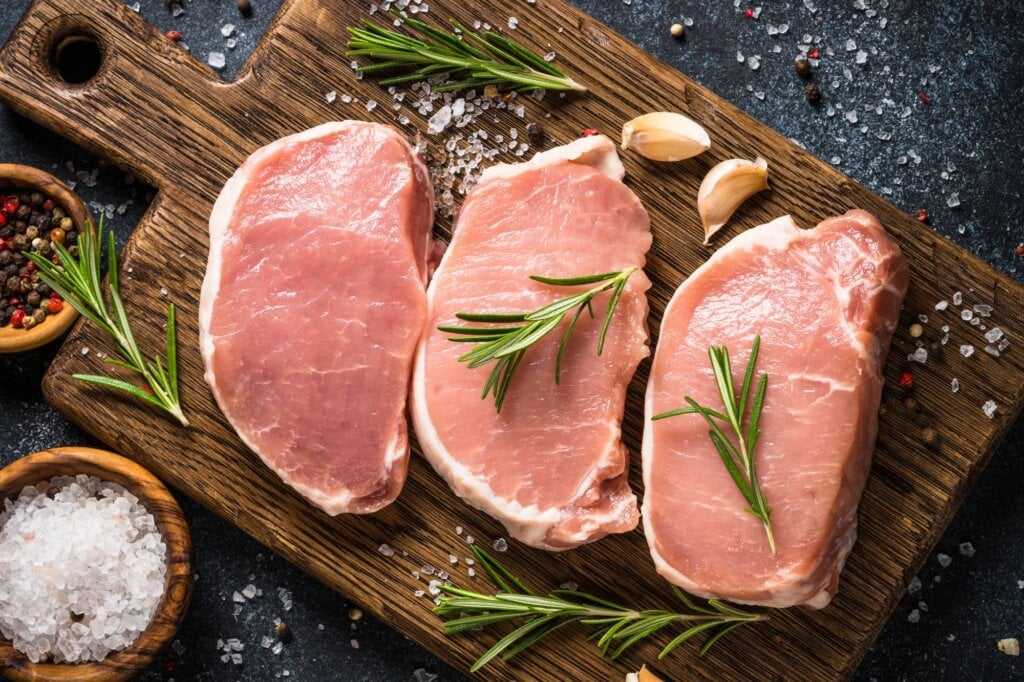 seasoning pork steaks