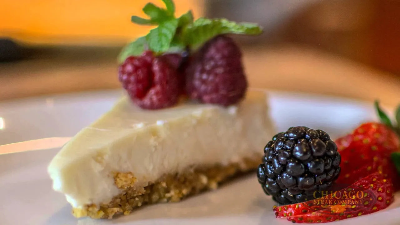 How to plate a New York Cheesecake