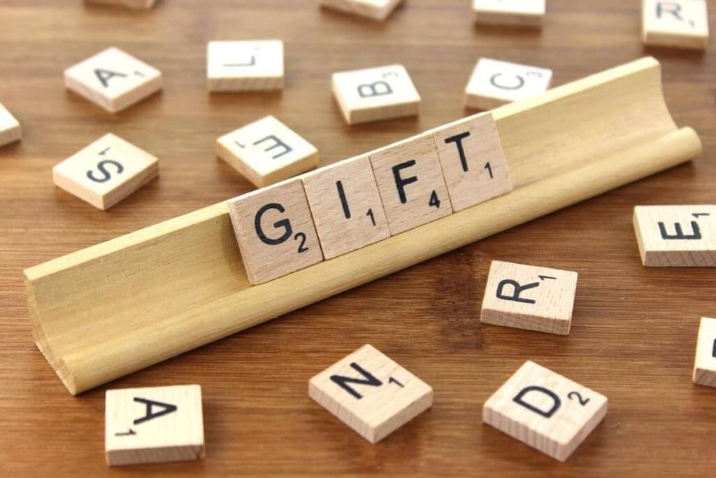 scrabble gifts lettters