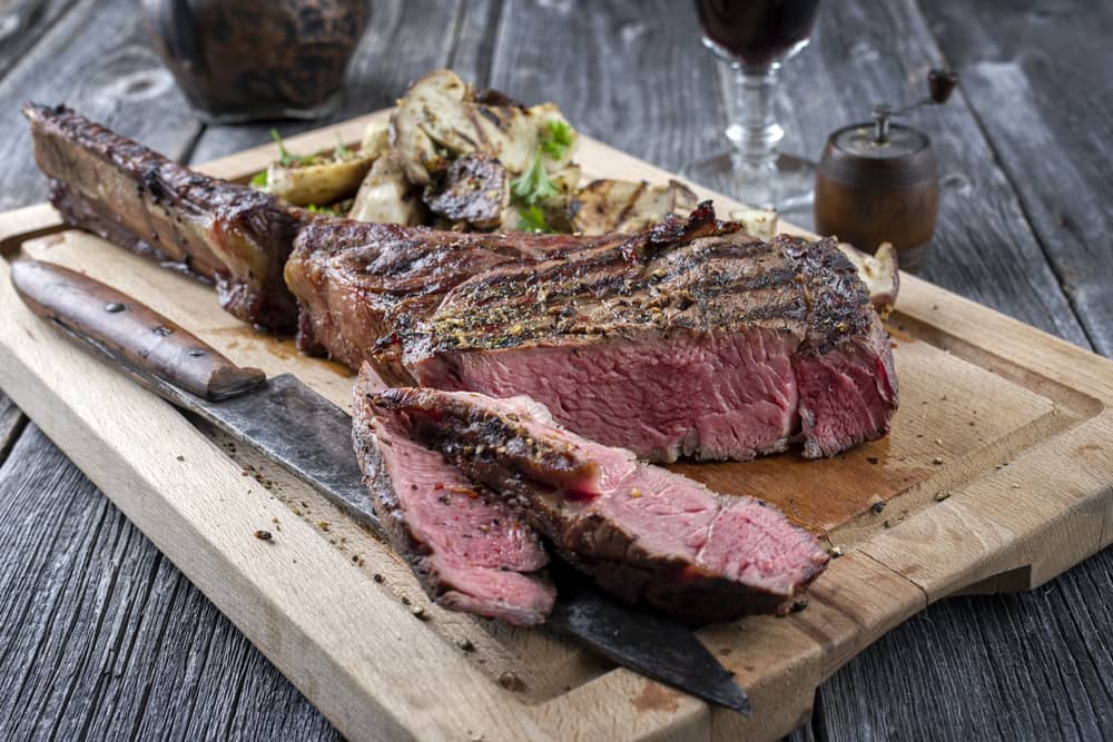 oven cooked tomahawk ribeye