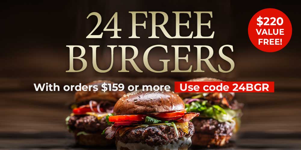 24 Free Steak Burgers