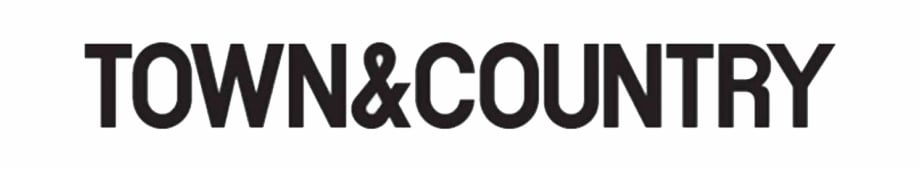 Logo of Town & Country in black text on a white background
