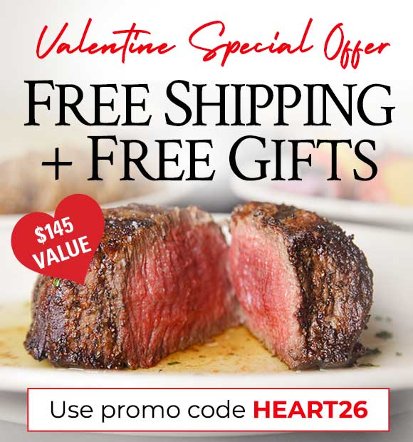 Use Code: HEART26 to receive 6 FREE Dark Chocolate Pastries, 2 FREE Maryland Crab Cakes, & FREE Standard Shipping on $199+