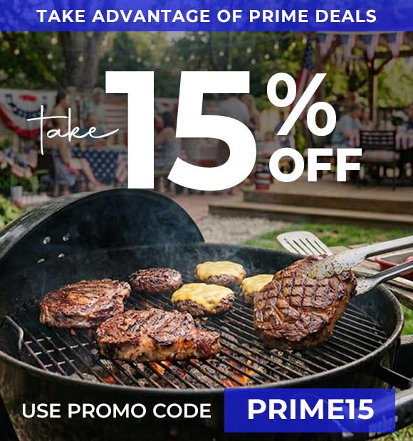 Use Code: PRIME15 to receive 15% OFF your order!