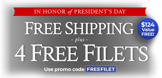 Use Code: FREEFILET to receive 4 FREE Filet Mignons + FREE Standard Shipping on $199+