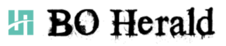 Logo of BO Herald with a stylized 'BO' letter on a black background