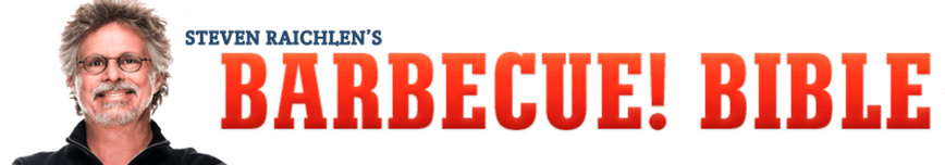 Promotional banner for 'Barbecue! Bible' with a person and bold text.