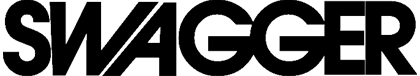 Black 'Swagger' logo on a white background