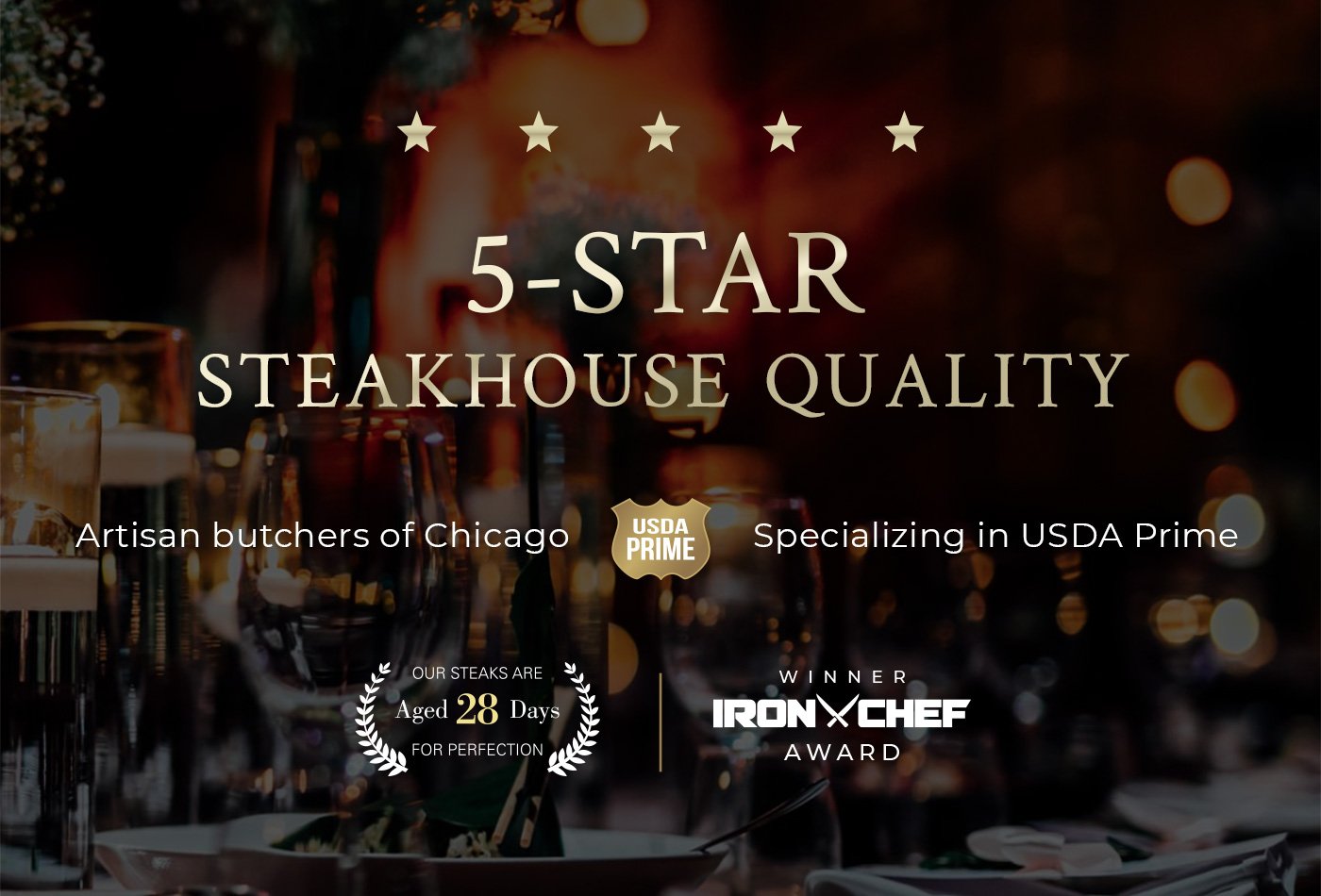 5-Star Steakhouse Quality | Artisan butchers of Chicago Specializing in USDA Prime