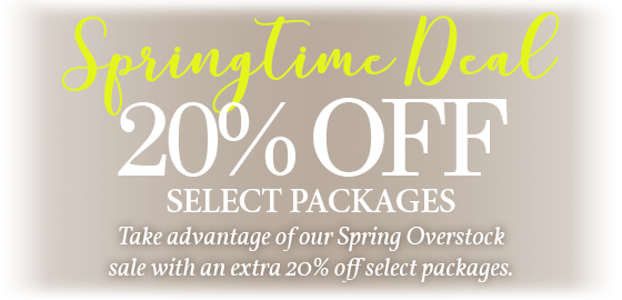 Use Code: 20PERCENT To Receive 20% OFF Select Packages