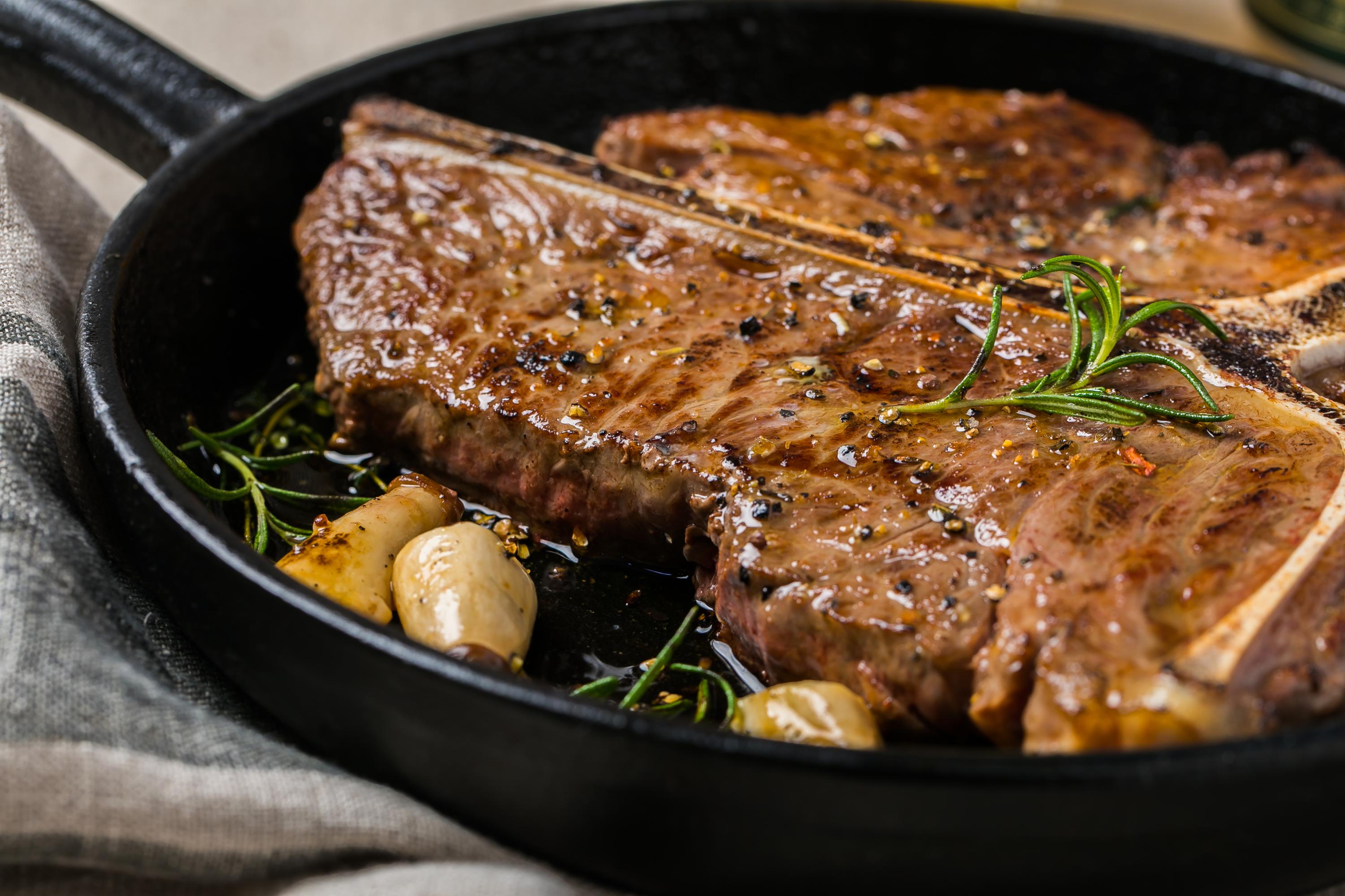 Pan Seared T-Bone Recipe