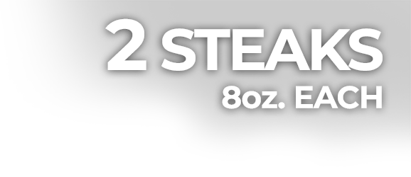 Premium Angus Beef Ribeye - 2 8oz