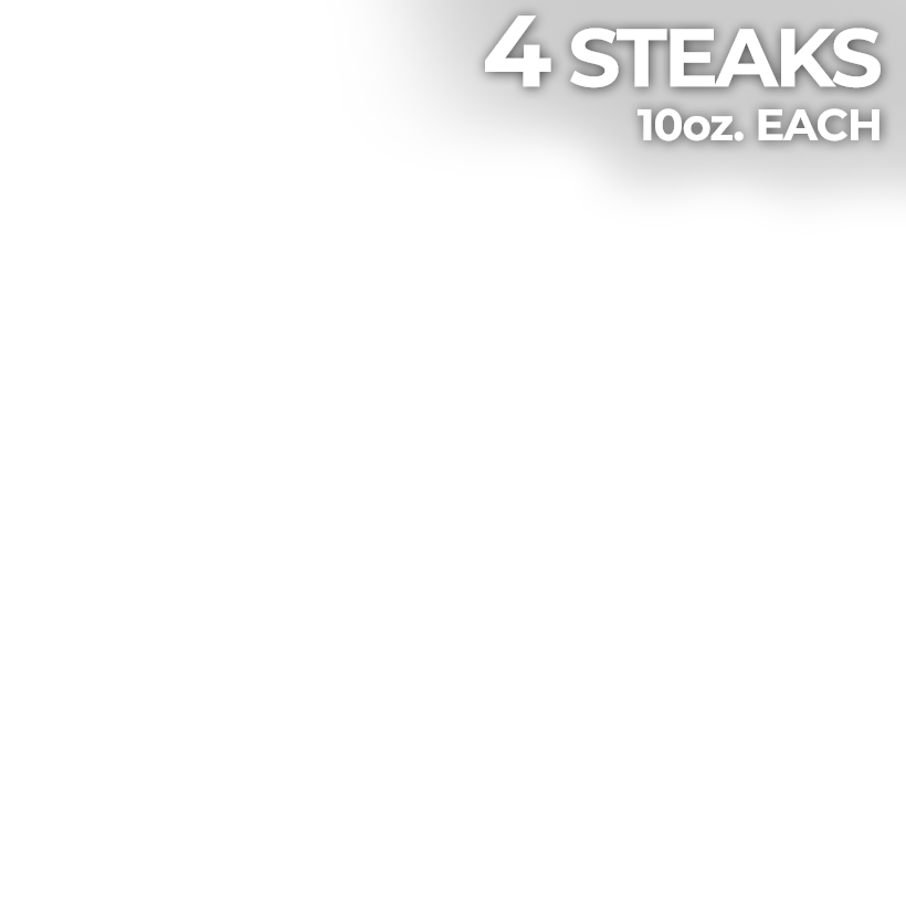 USDA Prime - Wet Aged Ribeye - 4 10oz
