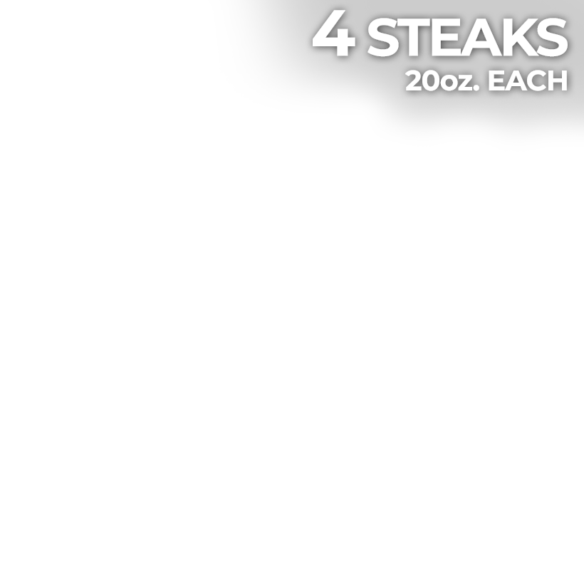 USDA Prime - Wet Aged Ribeye - 4 20oz