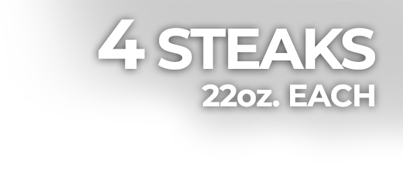 USDA Prime - Wet Aged Bone-In Ribeye - 4 22oz