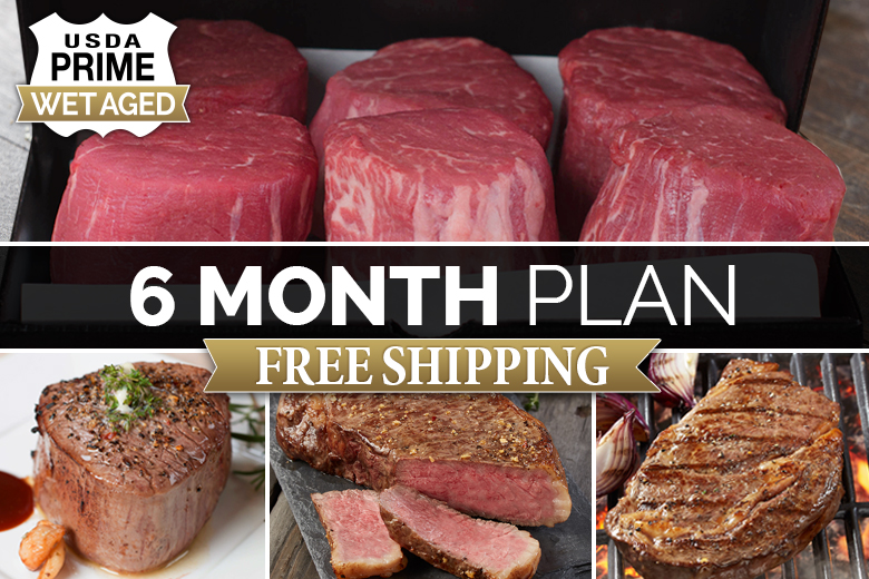 "Five Star Reserve Steaks 6 Month Plan | Reg $1,299.95 | Today"