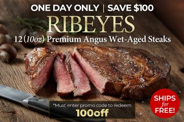 Cyber Week Special - 12 (10oz) Premium Angus Beef Ribeyes