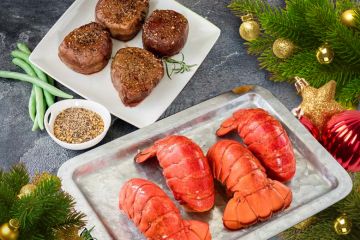 Surf & Turf - 4 Filet Mignons