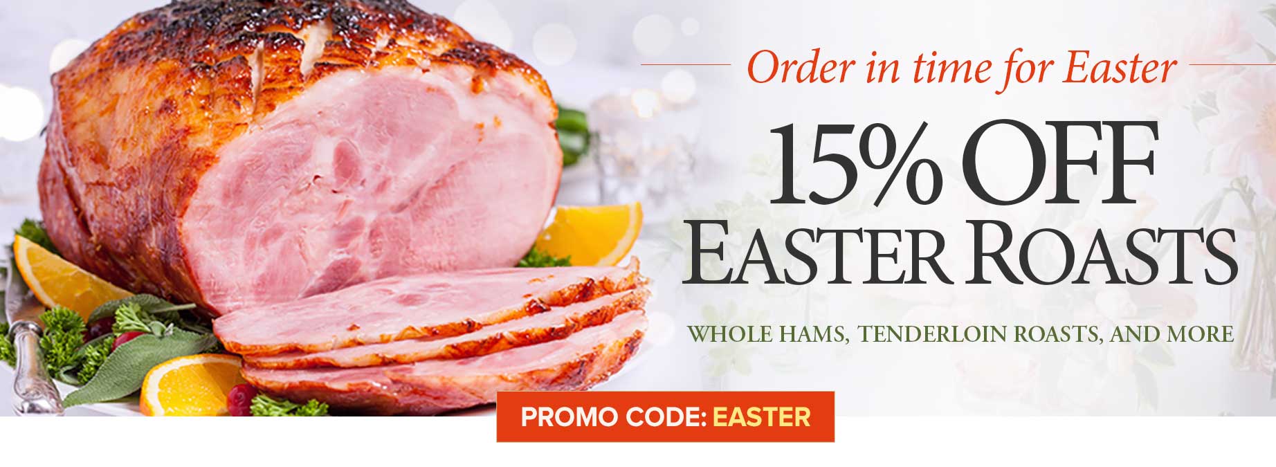 GET 15% OFF selected items Use Promo code EASTER