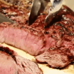 reverse seared ribeye steak to medium rare