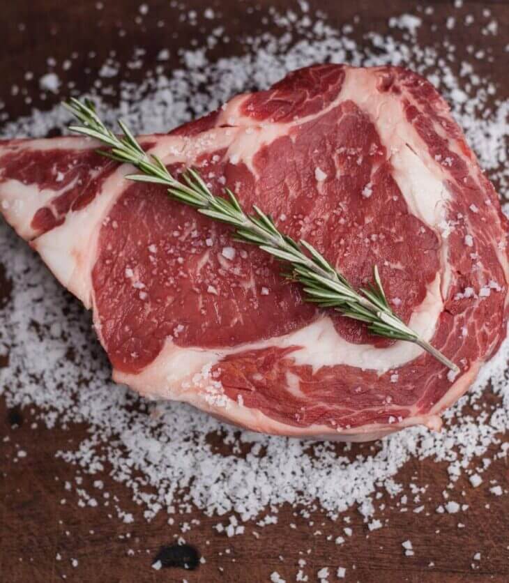 seasoned steak