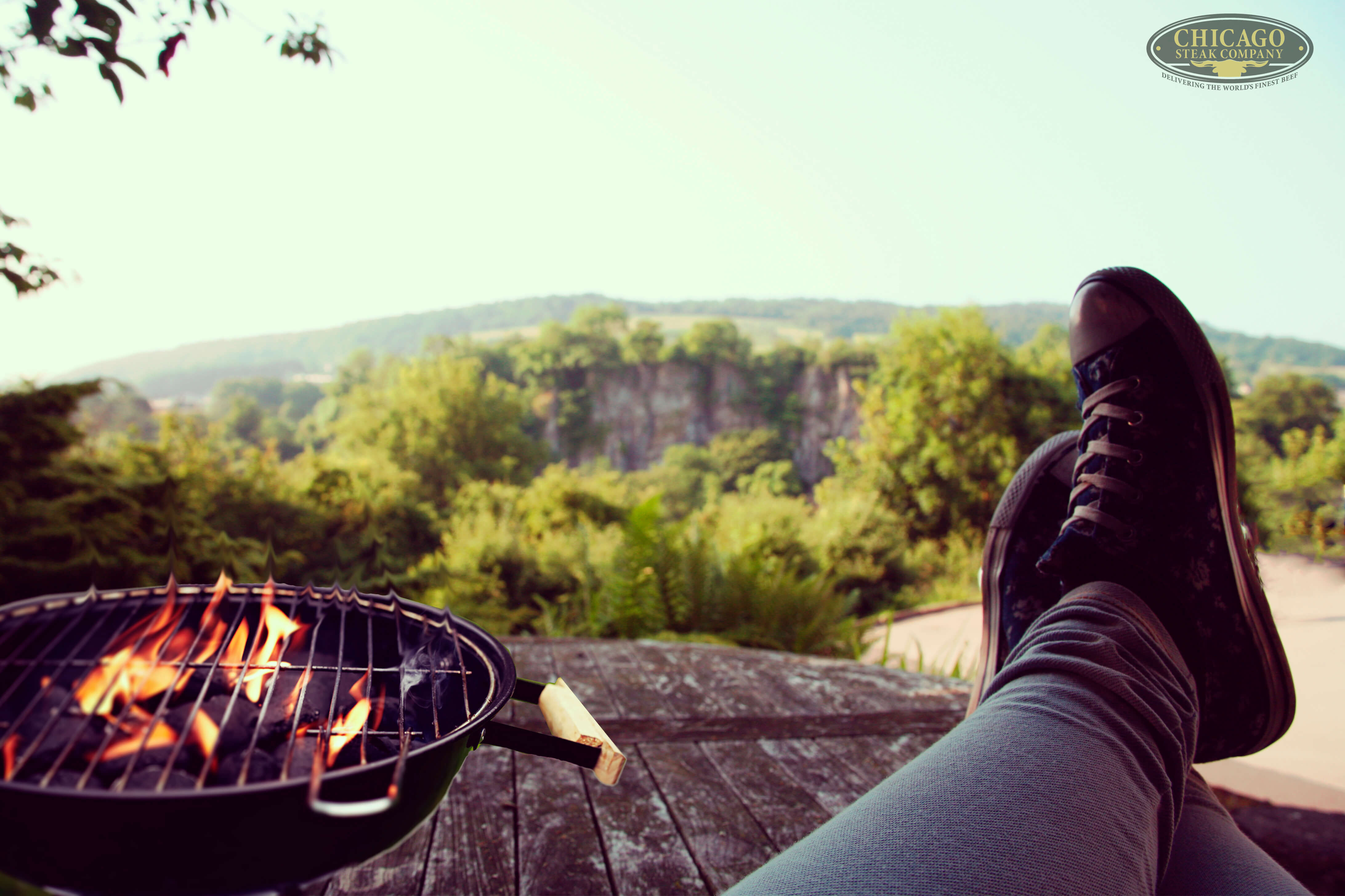 feet up grill