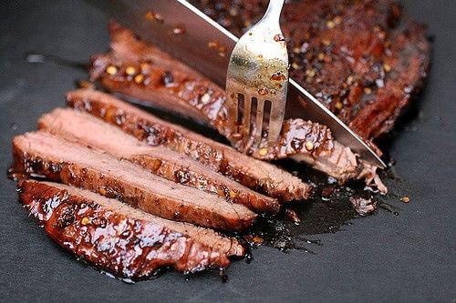 pineapple-teriyaki-steak-compressor marinated grilled steak tips