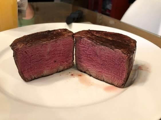 sous vide seared filet mignon