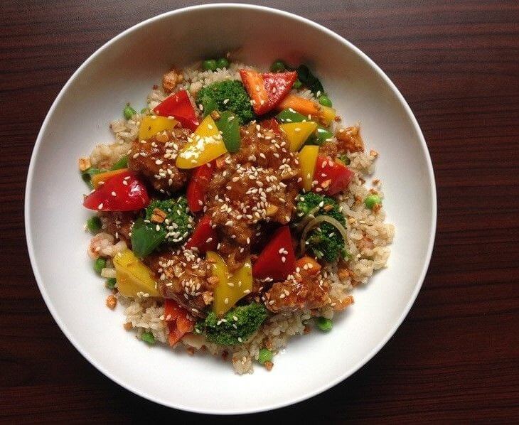 slow cooked teriyaki steak