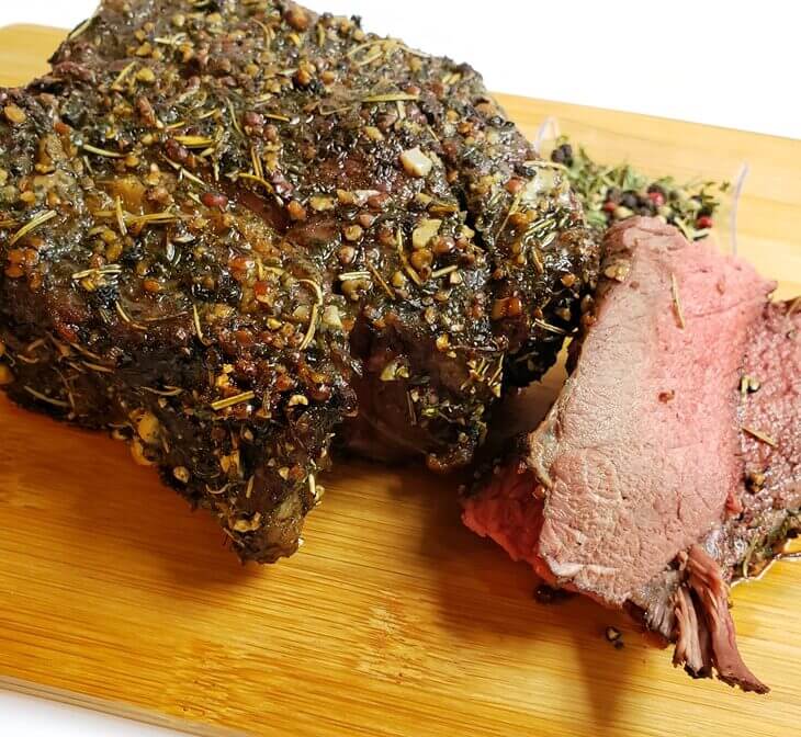 seasoned coulotte roast