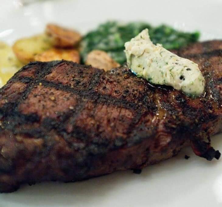 hickory grilled new york strip steak