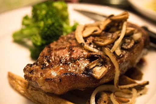 grilled strip steak