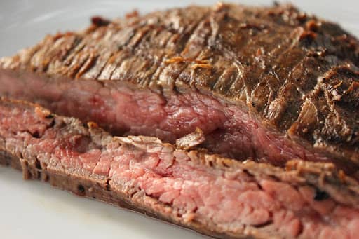 cooked flank steak
