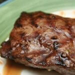 reverse seared flat iron steak