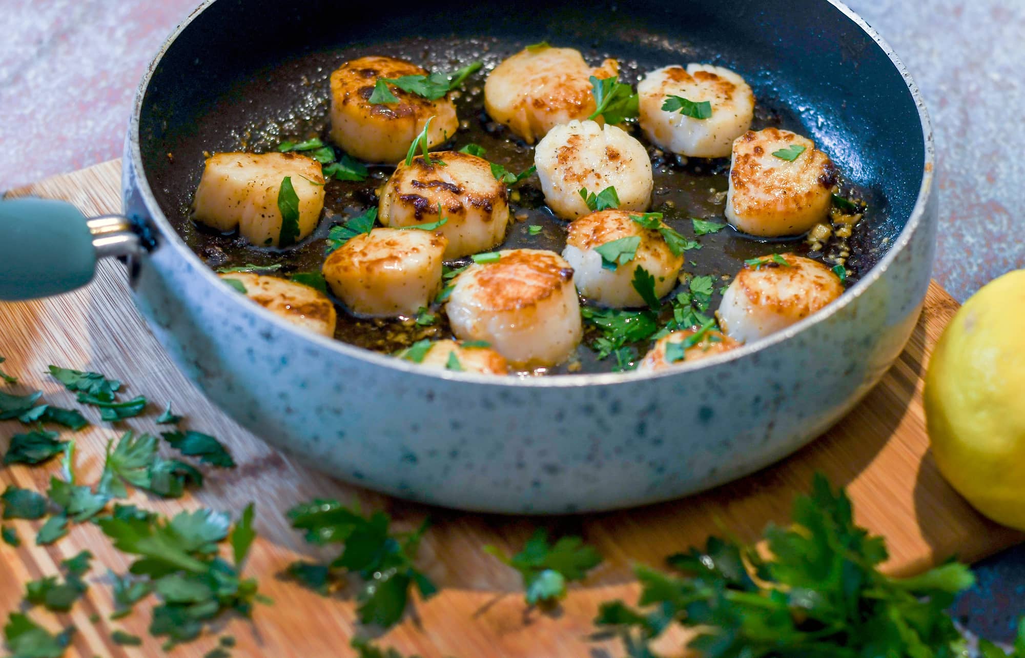 pan seared scallops