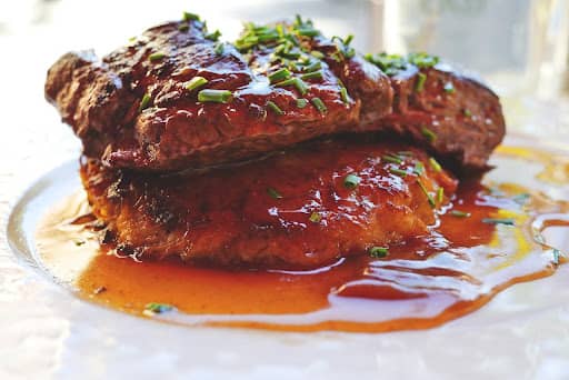 marinated ribeye steak