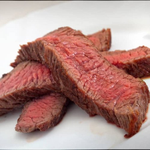 cooked flank steak