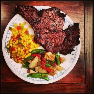 tender marinated ribeye steak