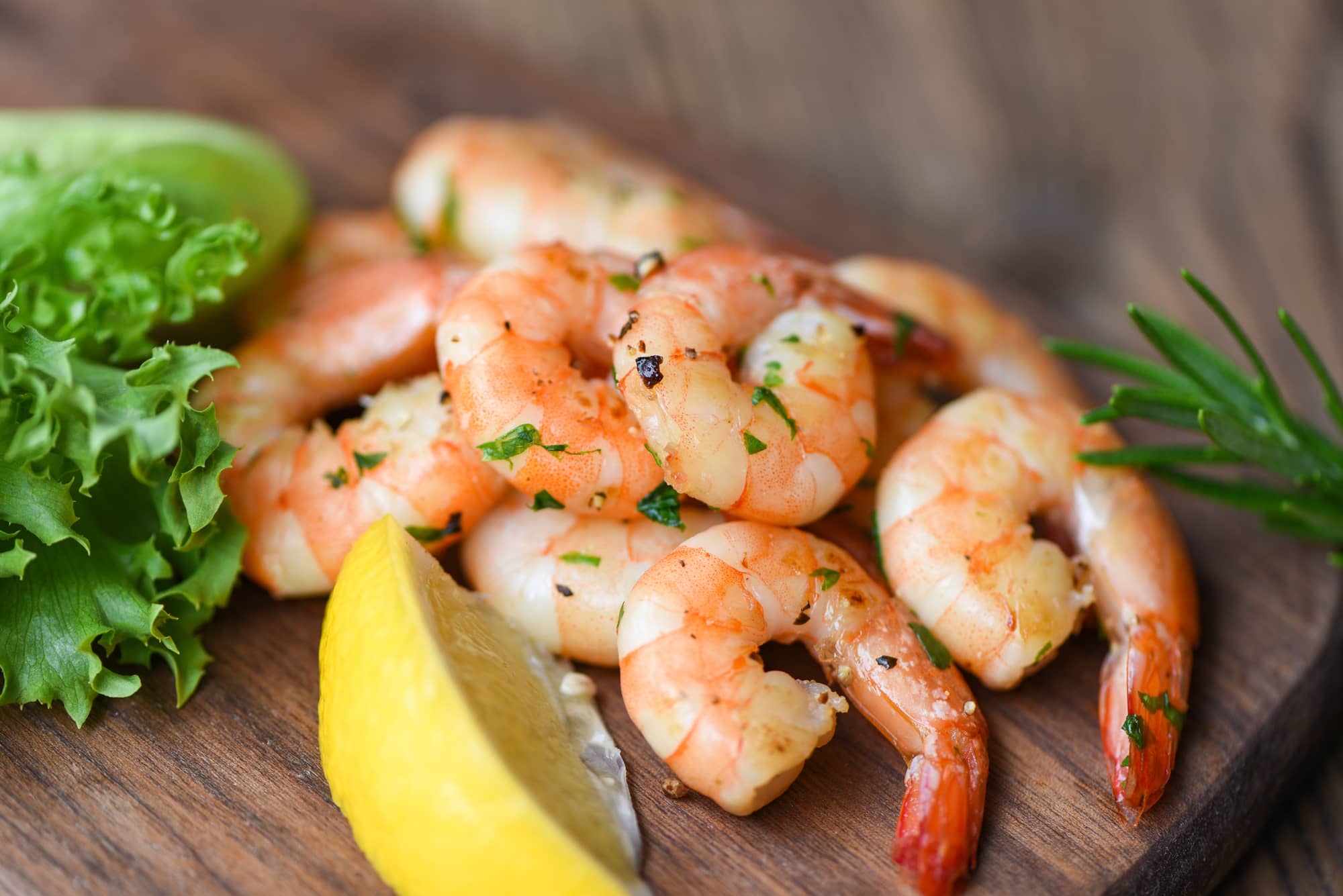broiled shrimp