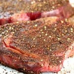 dry rubbed flank steak