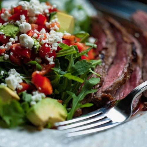 flank steak salad