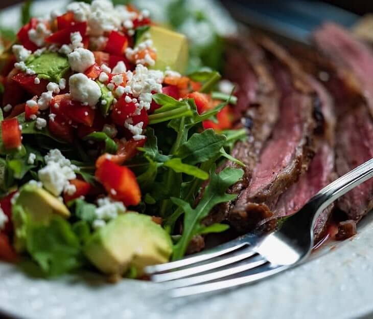 flank steak salad