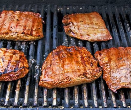 Grilled Teriyaki Flank Steak Recipe